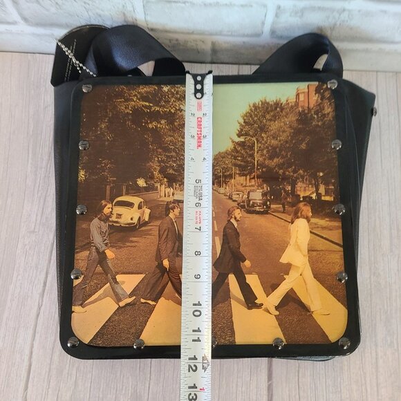 Original SPINS Album Handbag Tote Beatles Abbey Road Vinyl Collectible - Picture 6 of 12